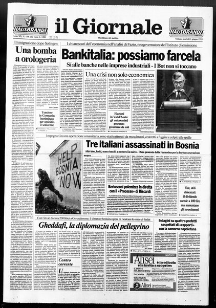 Il giornale : quotidiano del mattino